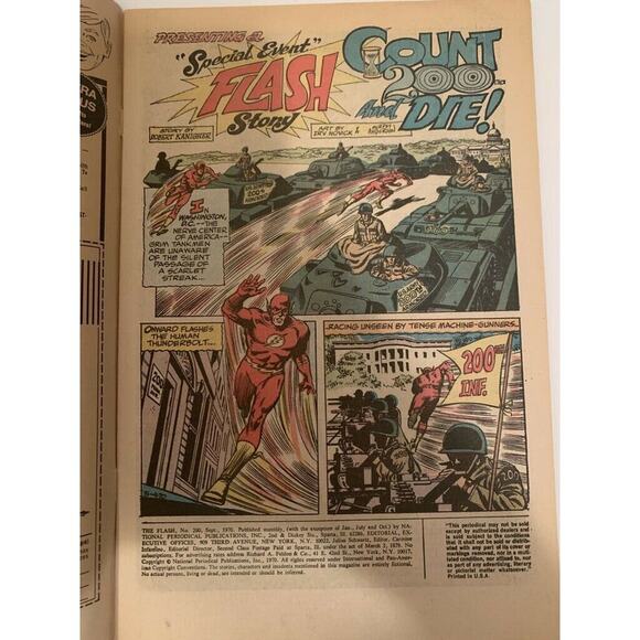 The Flash Special No. 200 - Fastest Man Alive! DC Comic Book Collector's Issue - Picture 3 of 5